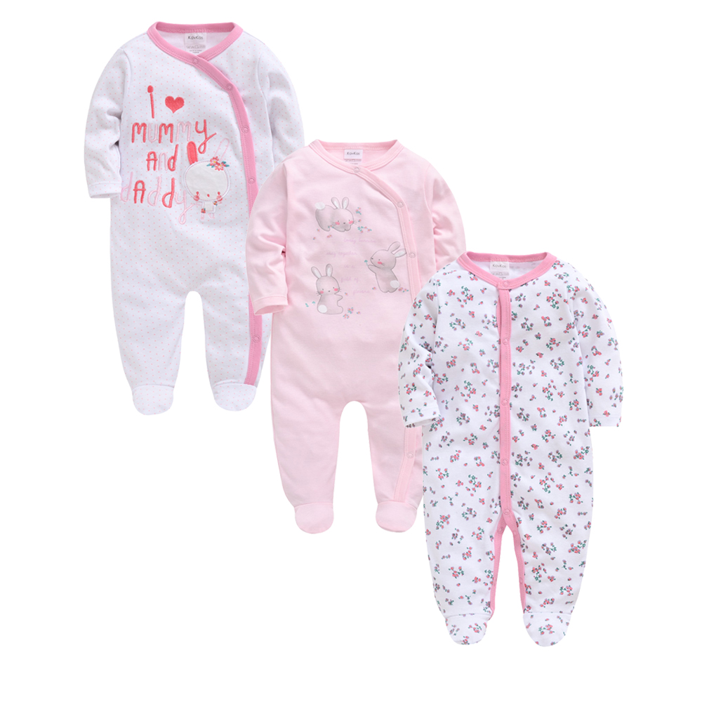 Baby Products Sale - 3 Pcs/lot 100% Cotton Baby Girls
