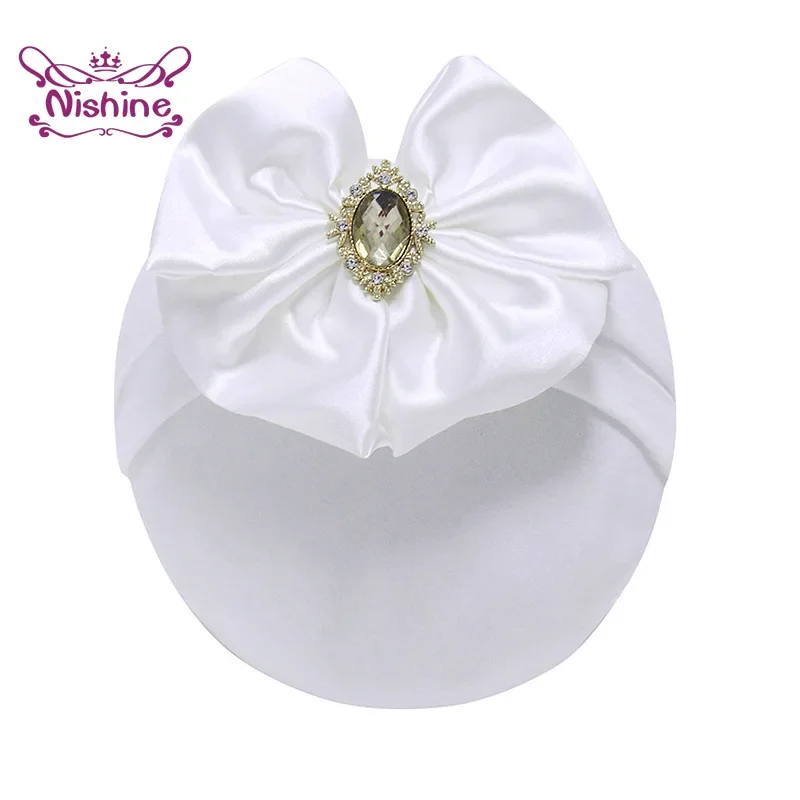 1PCS Solid Color Satin Bowknot - огляд і ціна Baby Products Organic