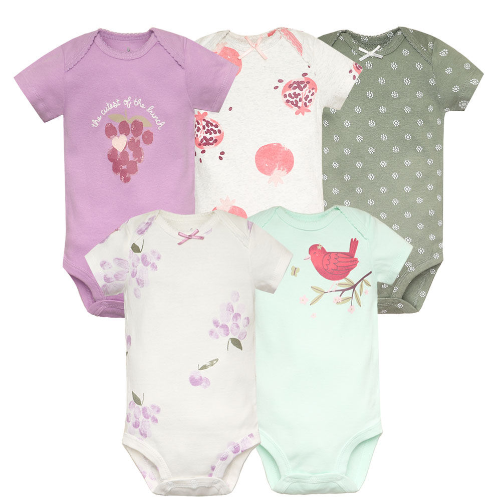 5pcs/lot Baby Bodysuit Fashion - огляд і ціна Baby Products Essential