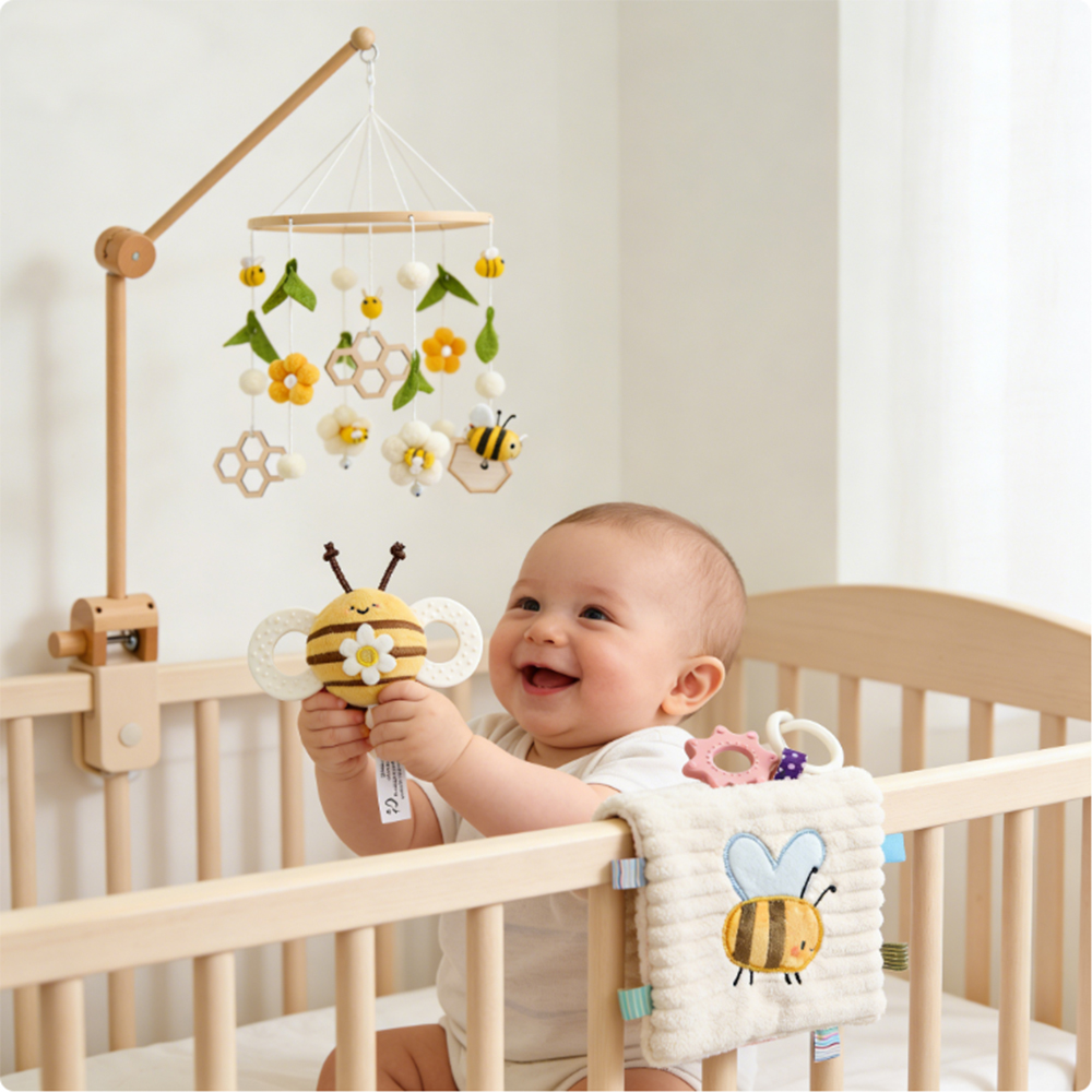 Baby Crib Mobile Rattle Toy Fo - огляд і ціна Baby Rattle Toy Set