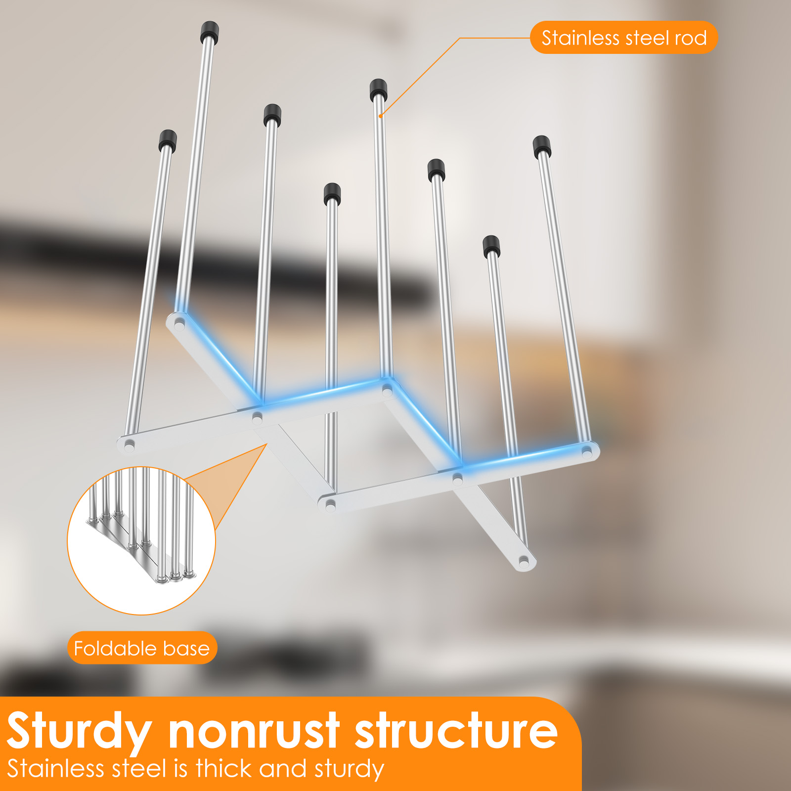 Foldable Baby Bottle Drying Ra - огляд і ціна Baby Products Sale
