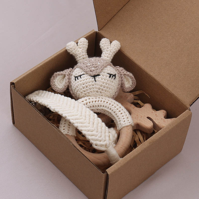 Baby Crochet Rattle Elephant T - огляд і ціна Baby Rattle Toy Set