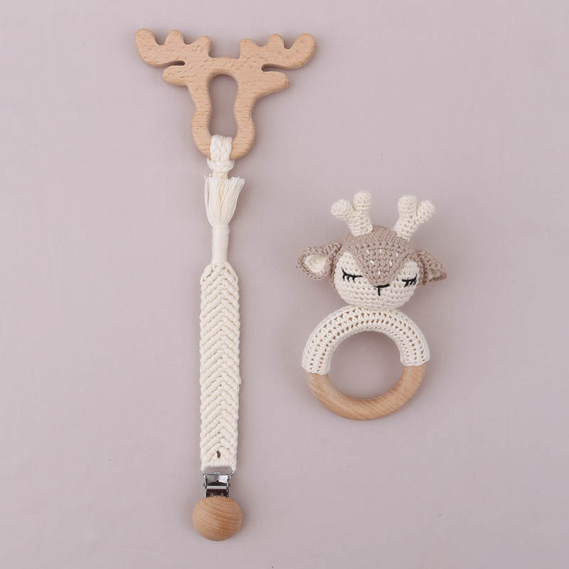 Baby Crochet Rattle Elephant T - огляд і ціна Baby Rattle Toy Set