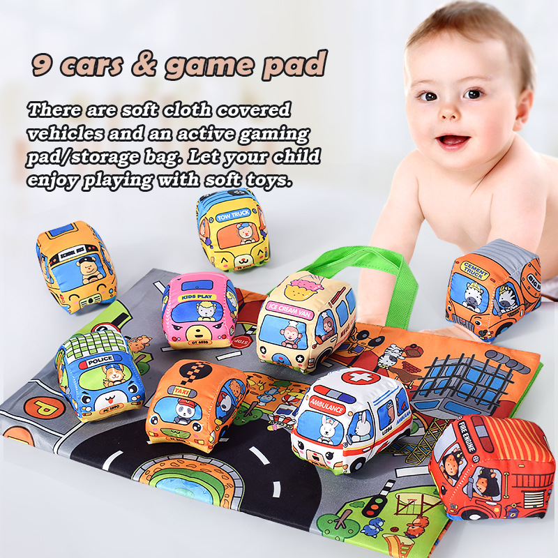Soft Car Toy Set for Babies wi - огляд і ціна Baby Rattle Toy Set