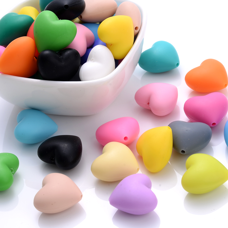 20Pcs 18x20mm Peach Heart Sili - огляд і ціна Baby Products Eco Friendly