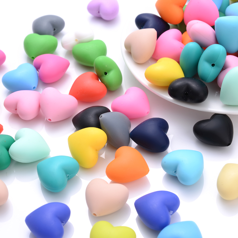20Pcs 18x20mm Peach Heart Sili - огляд і ціна Baby Products Eco Friendly
