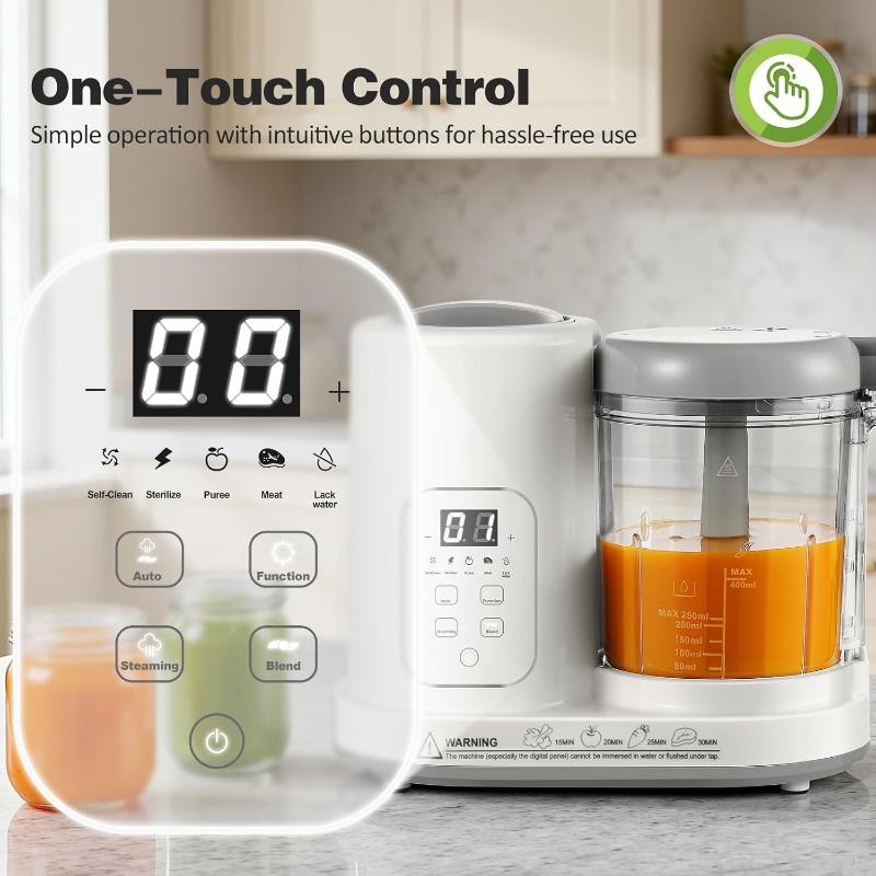 Baby Food Maker Steamer Blende - огляд і ціна Baby Food Maker Blender