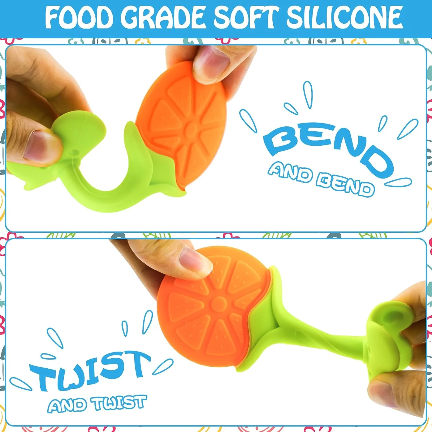 Teething Baby Toy Silicone Tee - огляд і ціна Baby Products Sale